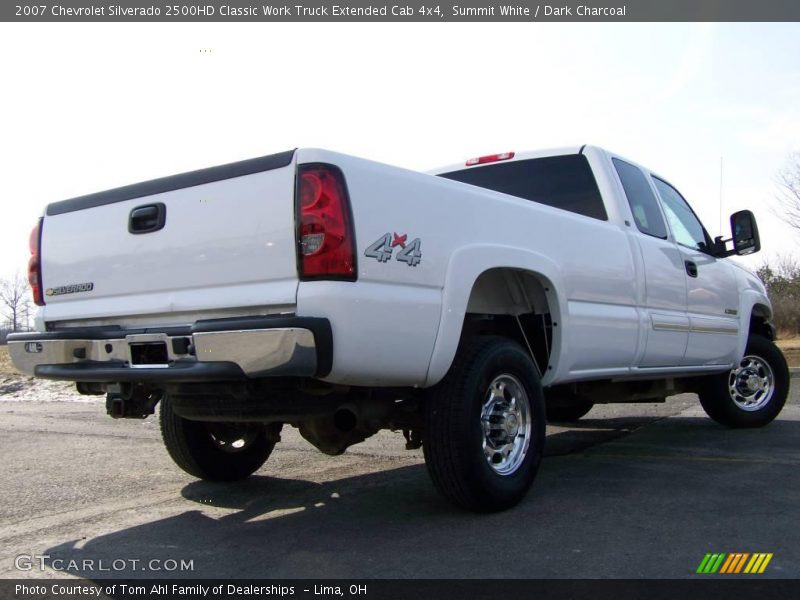 Summit White / Dark Charcoal 2007 Chevrolet Silverado 2500HD Classic Work Truck Extended Cab 4x4