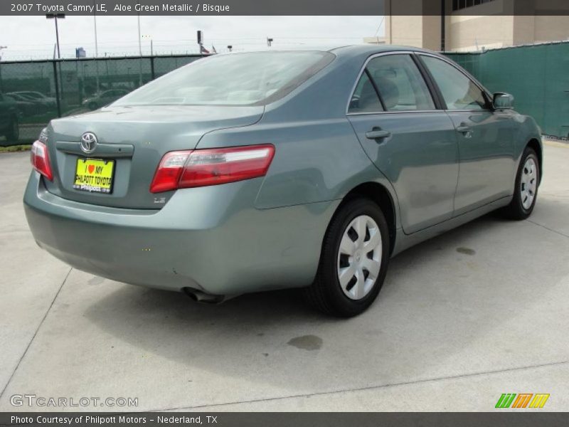Aloe Green Metallic / Bisque 2007 Toyota Camry LE