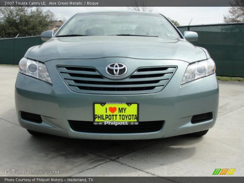 Aloe Green Metallic / Bisque 2007 Toyota Camry LE