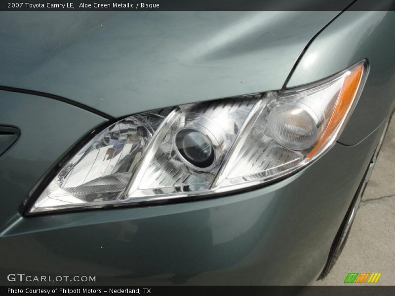 Aloe Green Metallic / Bisque 2007 Toyota Camry LE
