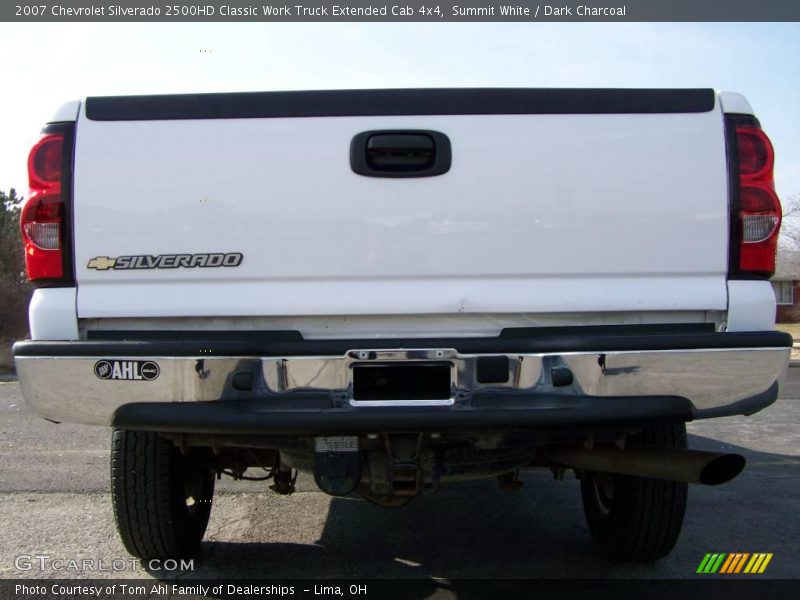 Summit White / Dark Charcoal 2007 Chevrolet Silverado 2500HD Classic Work Truck Extended Cab 4x4