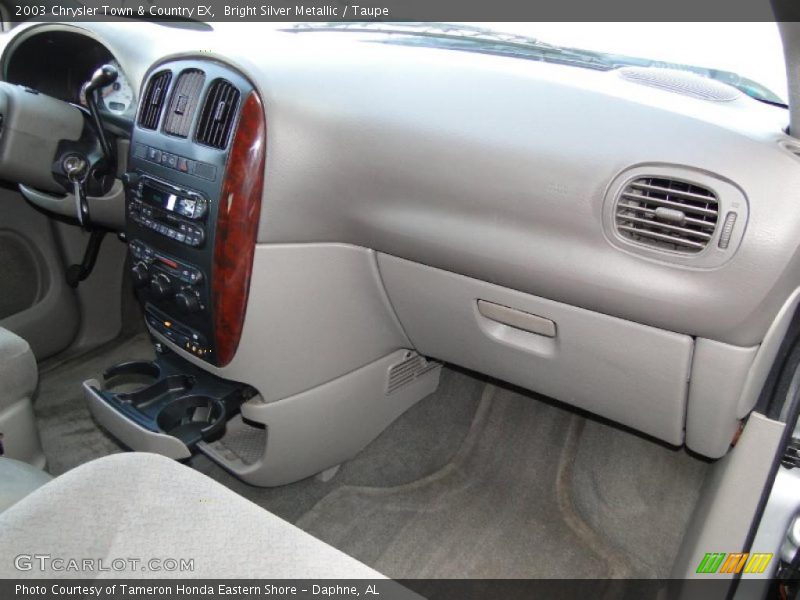 Bright Silver Metallic / Taupe 2003 Chrysler Town & Country EX