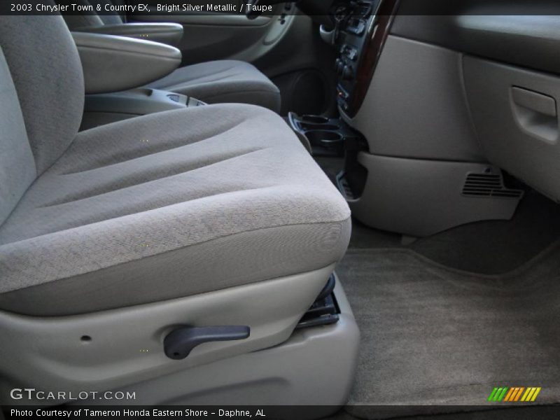 Bright Silver Metallic / Taupe 2003 Chrysler Town & Country EX