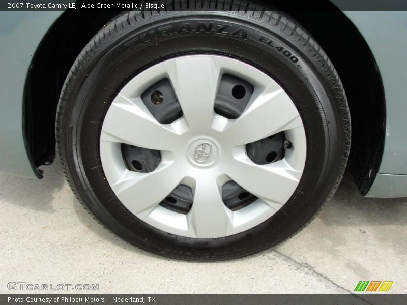 Aloe Green Metallic / Bisque 2007 Toyota Camry LE