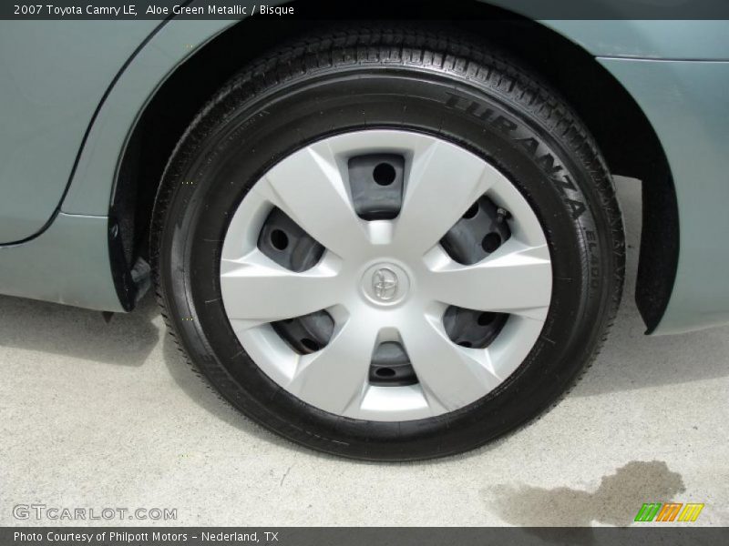 Aloe Green Metallic / Bisque 2007 Toyota Camry LE
