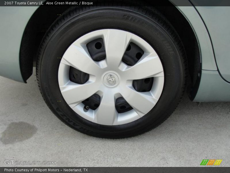 Aloe Green Metallic / Bisque 2007 Toyota Camry LE