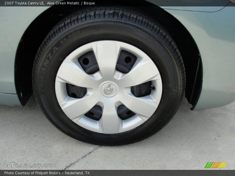 Aloe Green Metallic / Bisque 2007 Toyota Camry LE