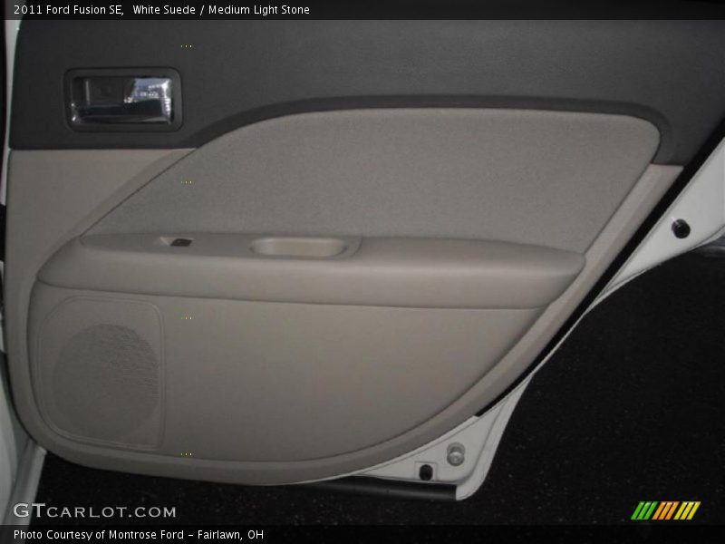 White Suede / Medium Light Stone 2011 Ford Fusion SE