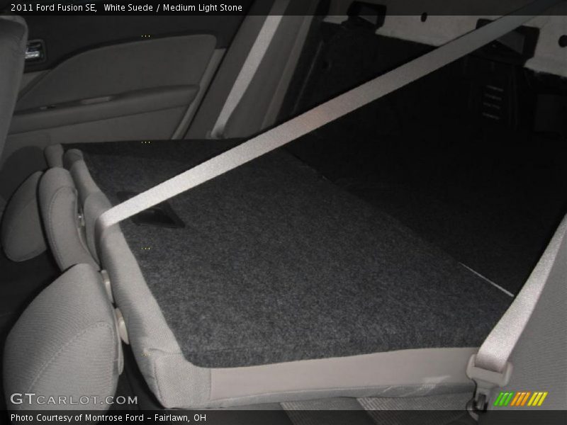 White Suede / Medium Light Stone 2011 Ford Fusion SE
