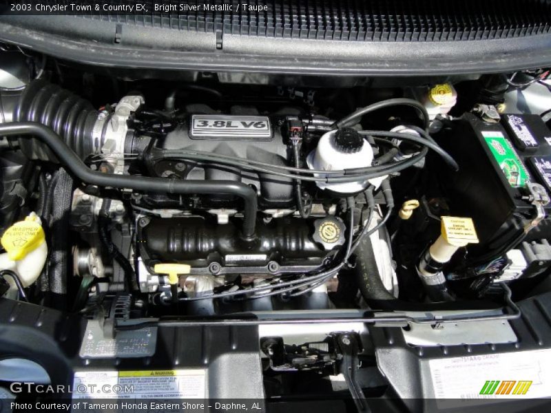 Bright Silver Metallic / Taupe 2003 Chrysler Town & Country EX