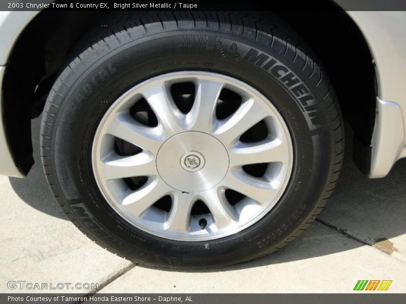 Bright Silver Metallic / Taupe 2003 Chrysler Town & Country EX