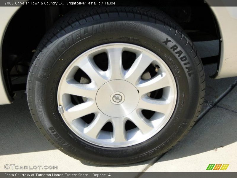 Bright Silver Metallic / Taupe 2003 Chrysler Town & Country EX