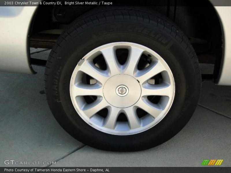 Bright Silver Metallic / Taupe 2003 Chrysler Town & Country EX
