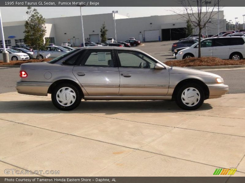 Pumice Metallic / Beige 1995 Ford Taurus GL Sedan