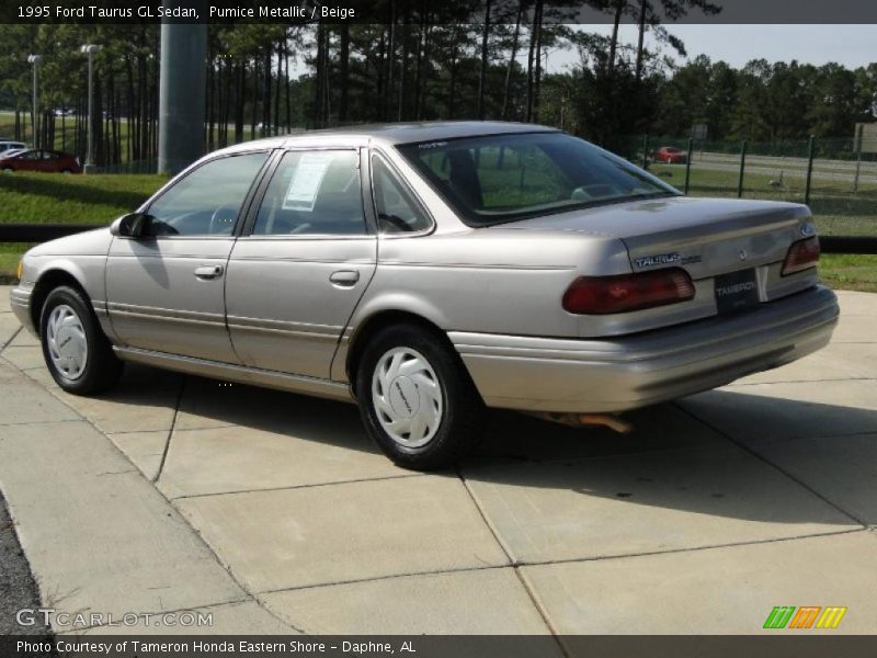 Pumice Metallic / Beige 1995 Ford Taurus GL Sedan
