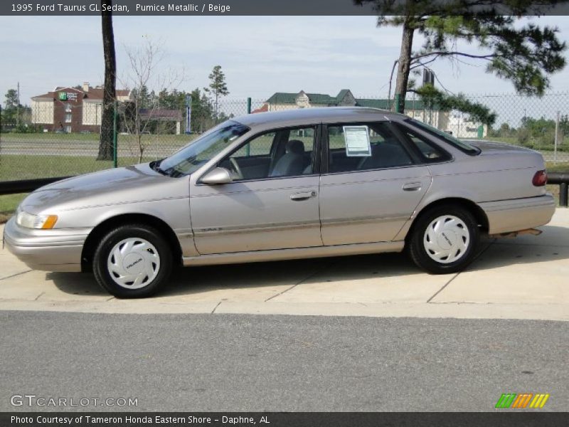 Pumice Metallic / Beige 1995 Ford Taurus GL Sedan