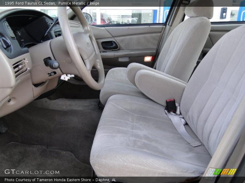 Pumice Metallic / Beige 1995 Ford Taurus GL Sedan