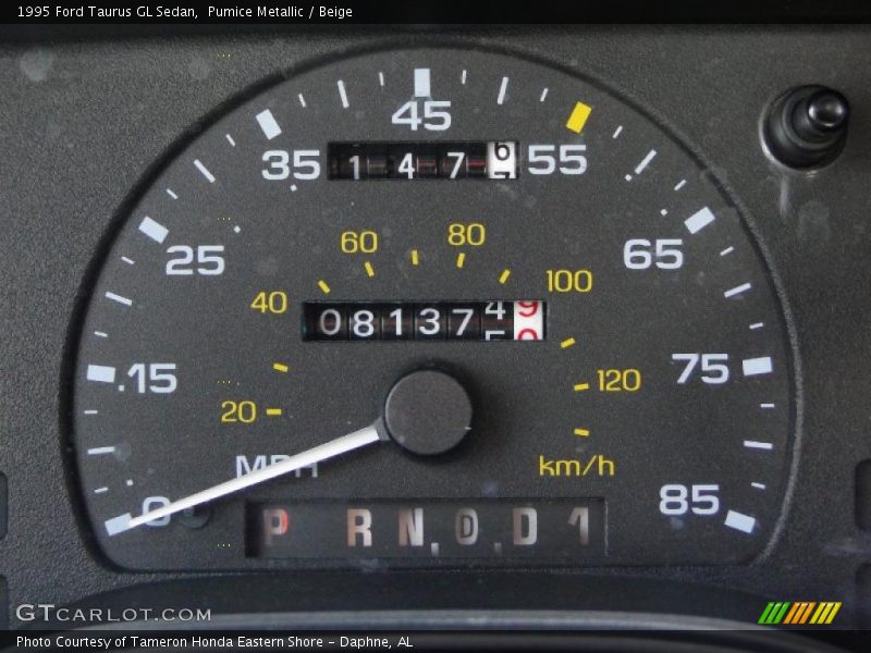 Pumice Metallic / Beige 1995 Ford Taurus GL Sedan