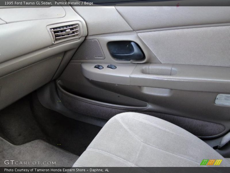 Pumice Metallic / Beige 1995 Ford Taurus GL Sedan