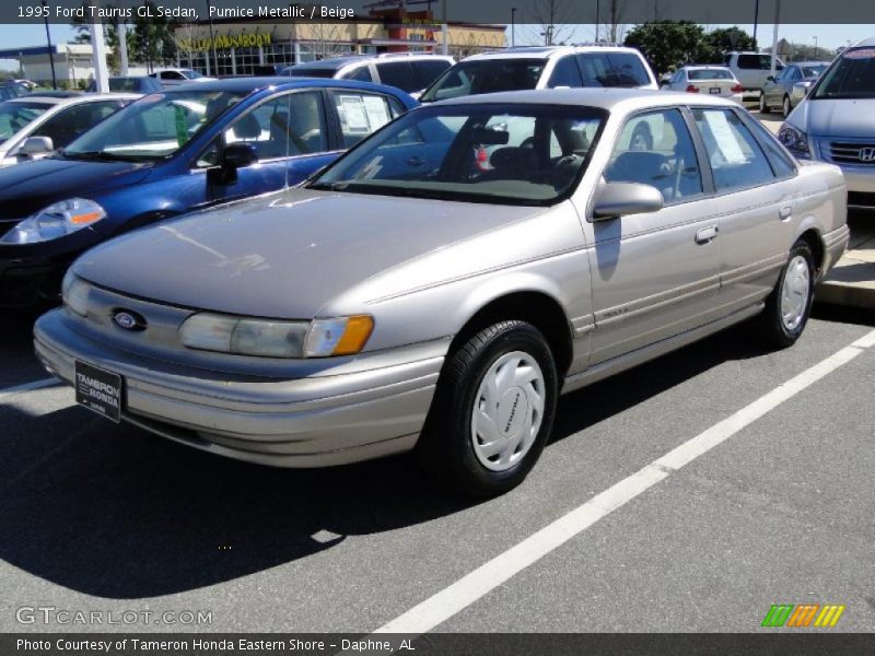 Pumice Metallic / Beige 1995 Ford Taurus GL Sedan