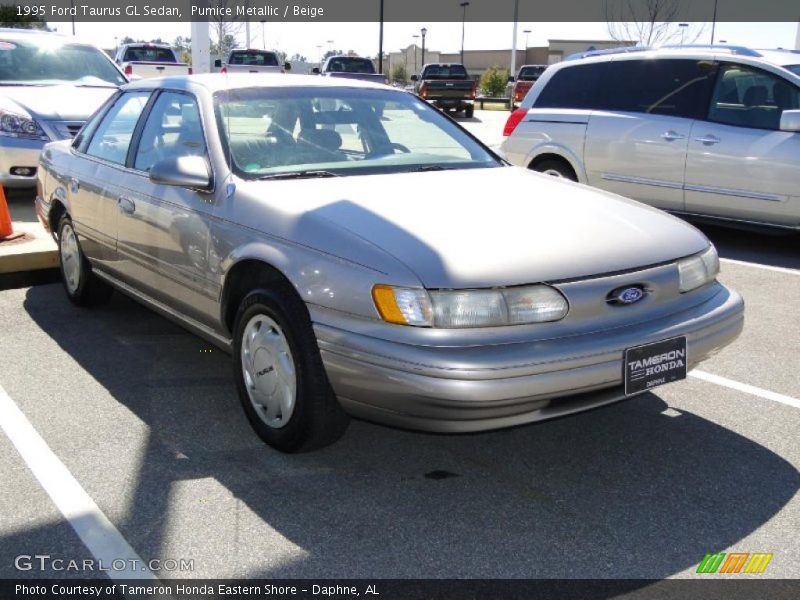 Pumice Metallic / Beige 1995 Ford Taurus GL Sedan