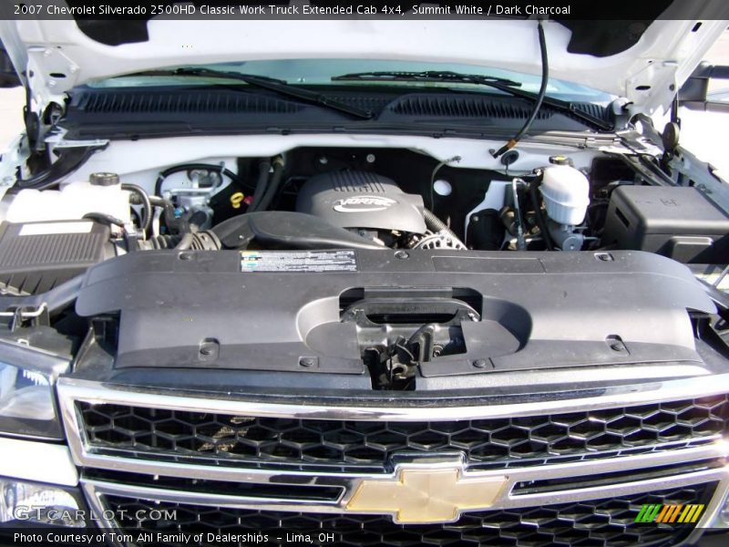 Summit White / Dark Charcoal 2007 Chevrolet Silverado 2500HD Classic Work Truck Extended Cab 4x4