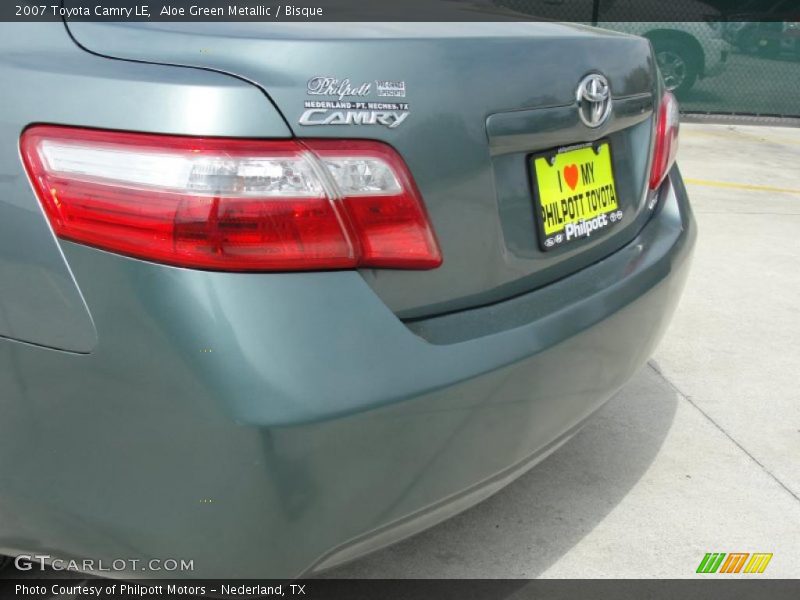 Aloe Green Metallic / Bisque 2007 Toyota Camry LE