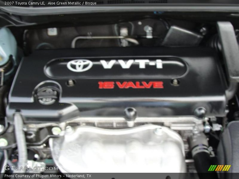 Aloe Green Metallic / Bisque 2007 Toyota Camry LE