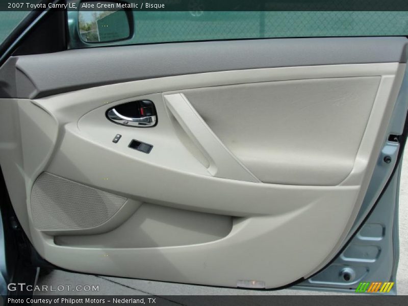 Aloe Green Metallic / Bisque 2007 Toyota Camry LE