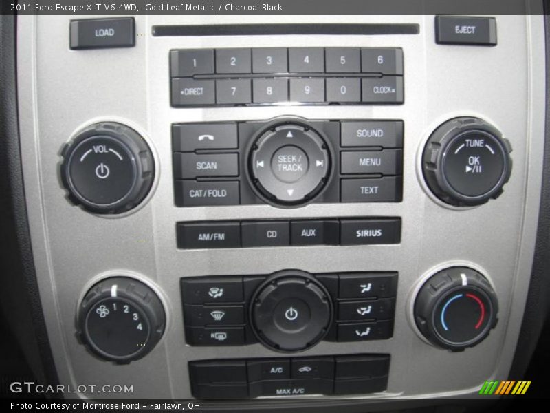 Gold Leaf Metallic / Charcoal Black 2011 Ford Escape XLT V6 4WD