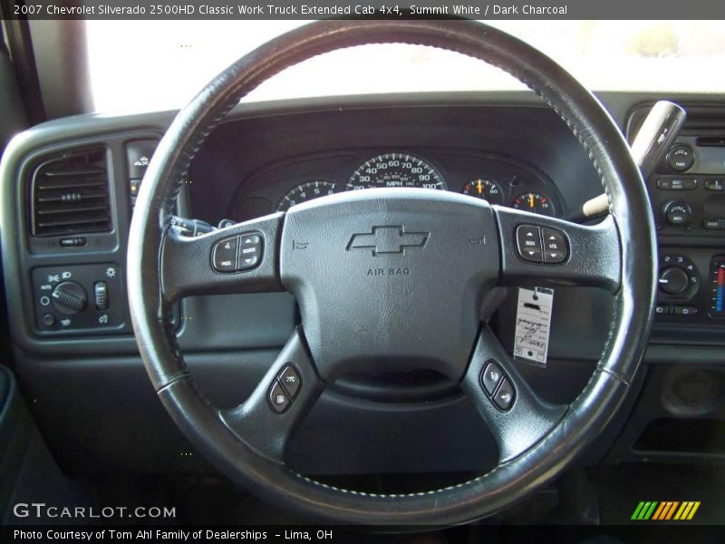 Summit White / Dark Charcoal 2007 Chevrolet Silverado 2500HD Classic Work Truck Extended Cab 4x4