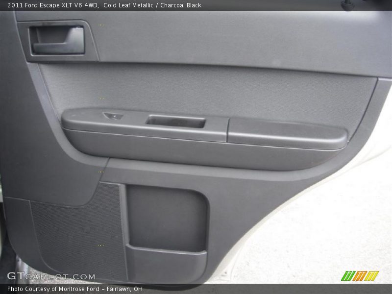Gold Leaf Metallic / Charcoal Black 2011 Ford Escape XLT V6 4WD