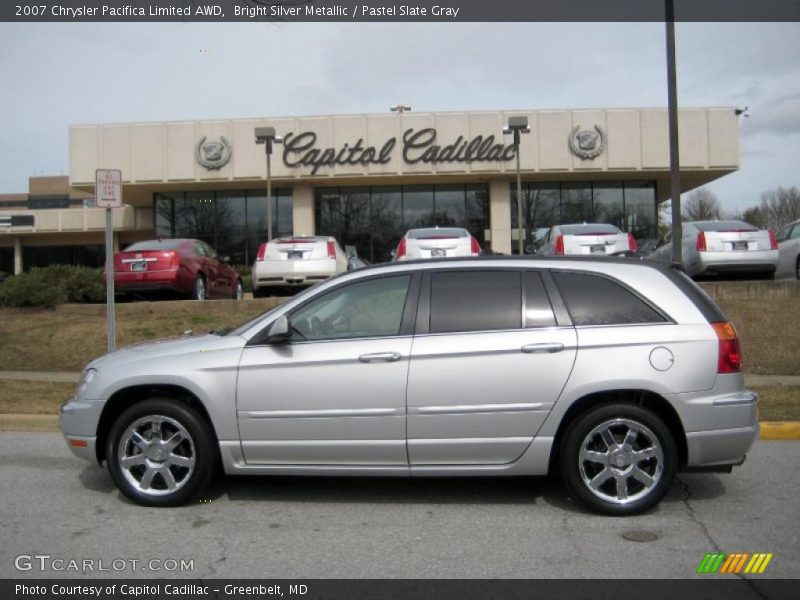 Bright Silver Metallic / Pastel Slate Gray 2007 Chrysler Pacifica Limited AWD