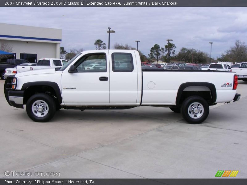 Summit White / Dark Charcoal 2007 Chevrolet Silverado 2500HD Classic LT Extended Cab 4x4