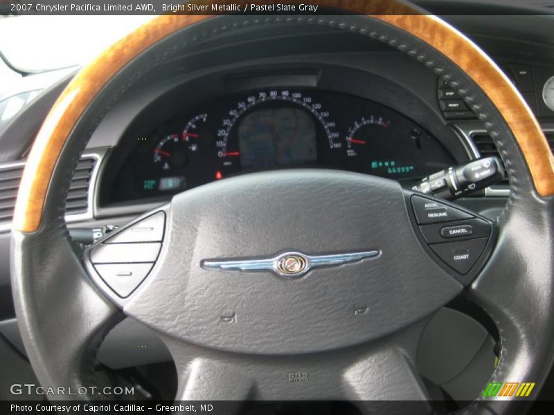 Bright Silver Metallic / Pastel Slate Gray 2007 Chrysler Pacifica Limited AWD