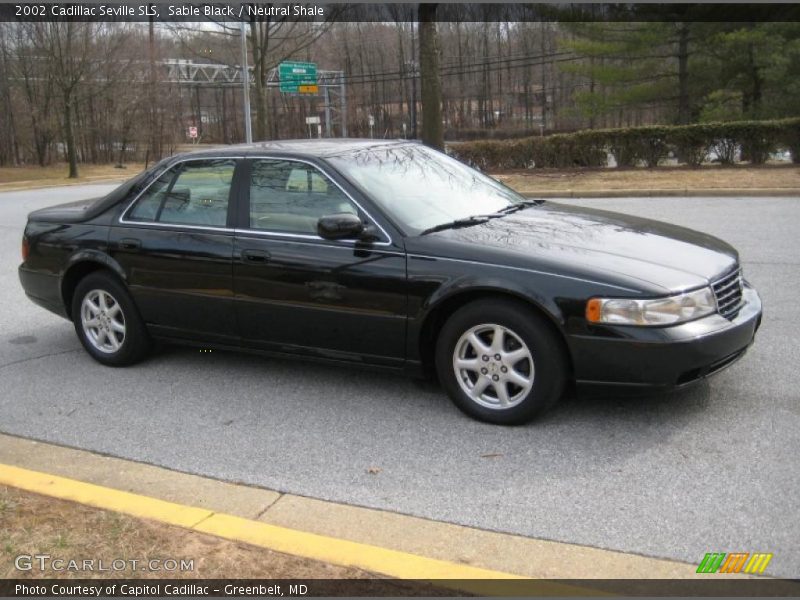 Sable Black / Neutral Shale 2002 Cadillac Seville SLS