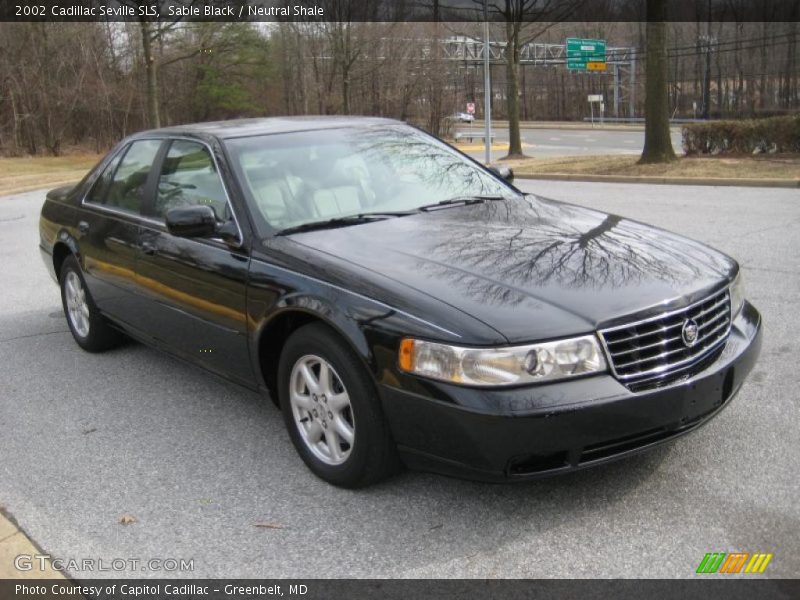 Sable Black / Neutral Shale 2002 Cadillac Seville SLS