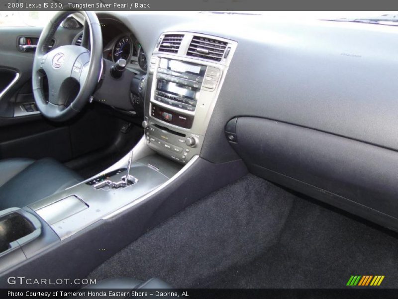 Tungsten Silver Pearl / Black 2008 Lexus IS 250