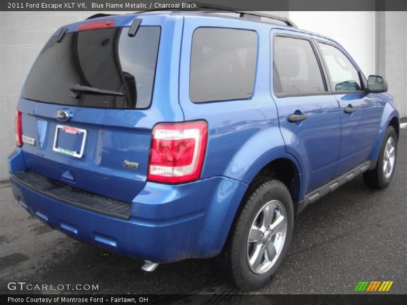 Blue Flame Metallic / Charcoal Black 2011 Ford Escape XLT V6