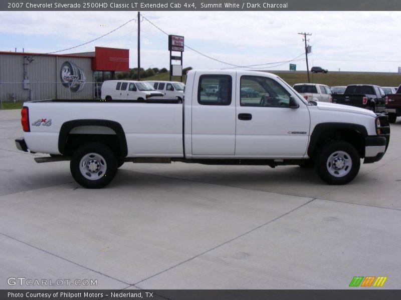 Summit White / Dark Charcoal 2007 Chevrolet Silverado 2500HD Classic LT Extended Cab 4x4