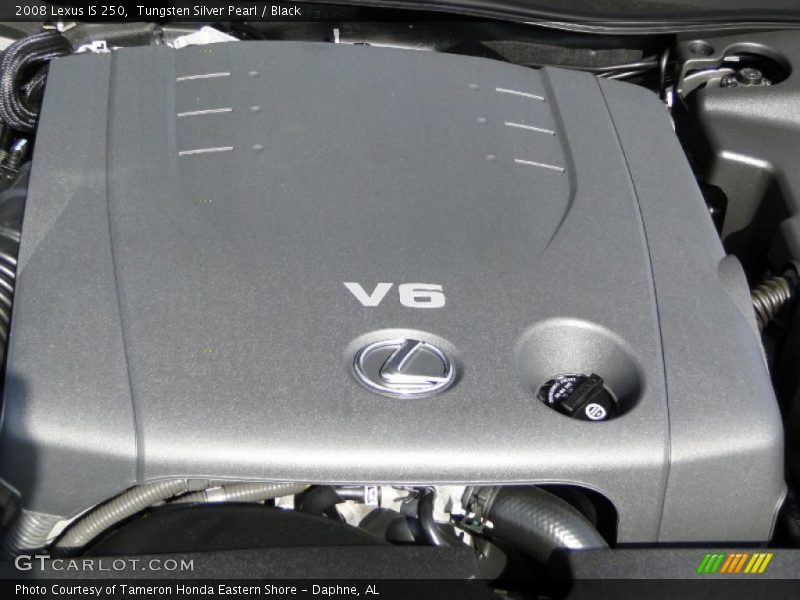 Tungsten Silver Pearl / Black 2008 Lexus IS 250