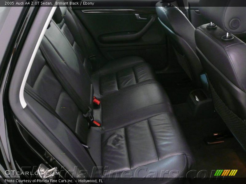 Brilliant Black / Ebony 2005 Audi A4 2.0T Sedan