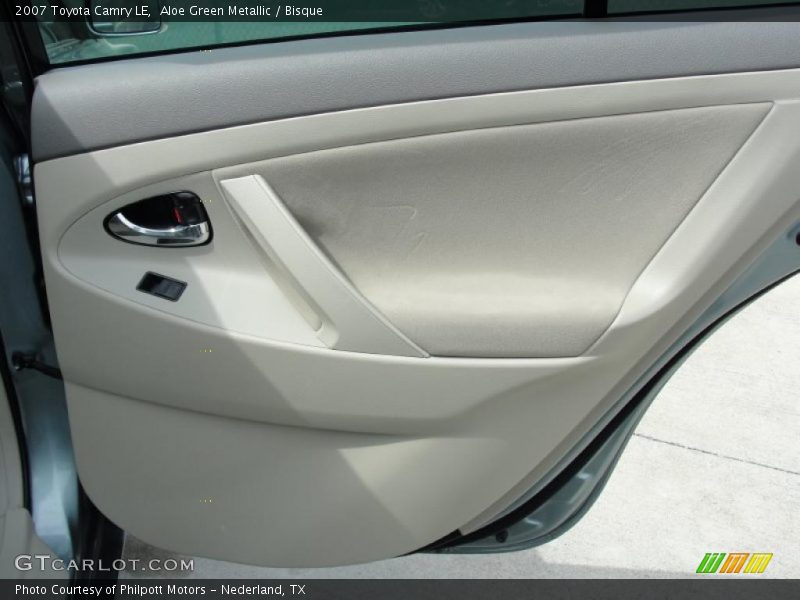Aloe Green Metallic / Bisque 2007 Toyota Camry LE