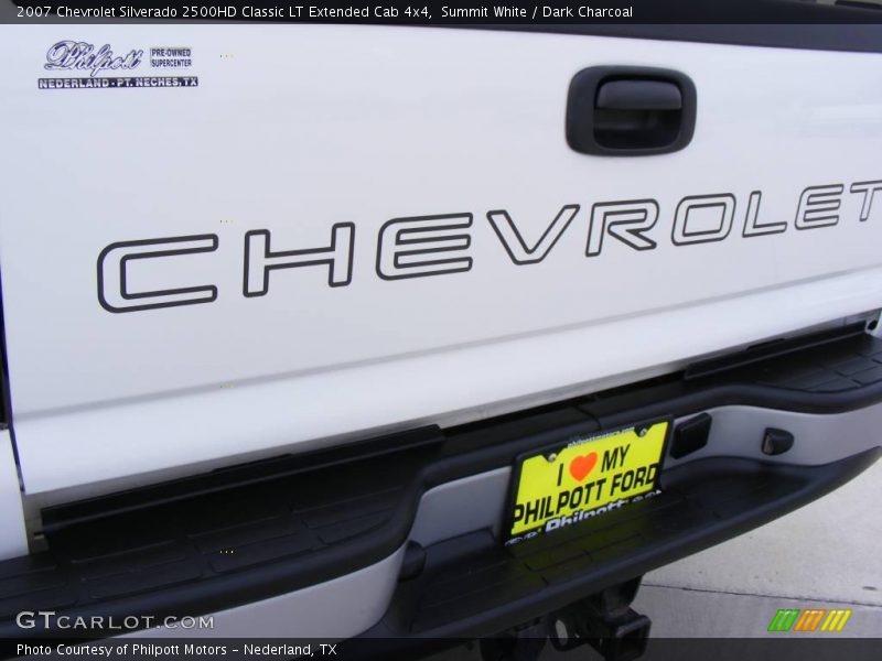 Summit White / Dark Charcoal 2007 Chevrolet Silverado 2500HD Classic LT Extended Cab 4x4
