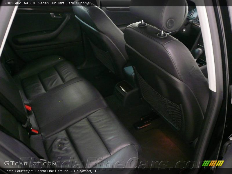 Brilliant Black / Ebony 2005 Audi A4 2.0T Sedan
