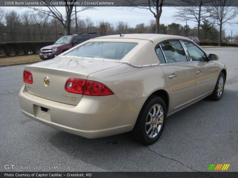 Gold Mist Metallic / Cocoa/Cashmere 2008 Buick Lucerne CXL