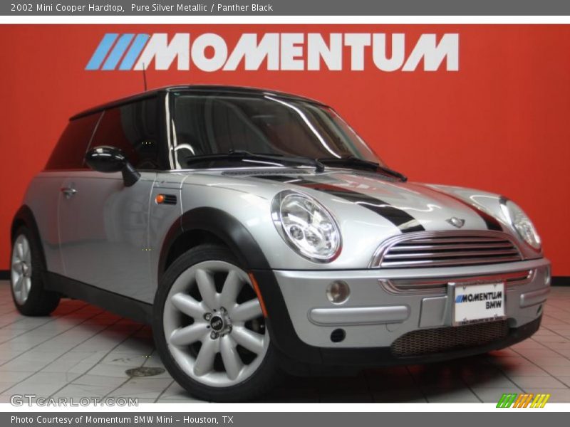 Pure Silver Metallic / Panther Black 2002 Mini Cooper Hardtop