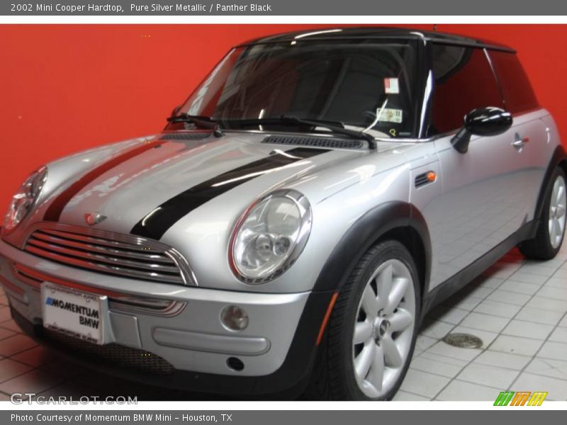Pure Silver Metallic / Panther Black 2002 Mini Cooper Hardtop