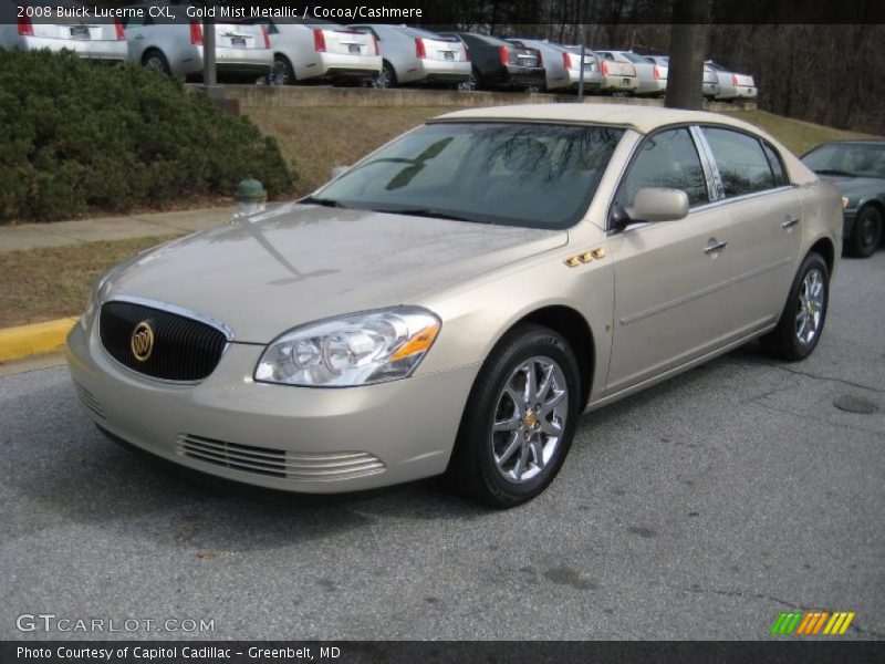 Gold Mist Metallic / Cocoa/Cashmere 2008 Buick Lucerne CXL