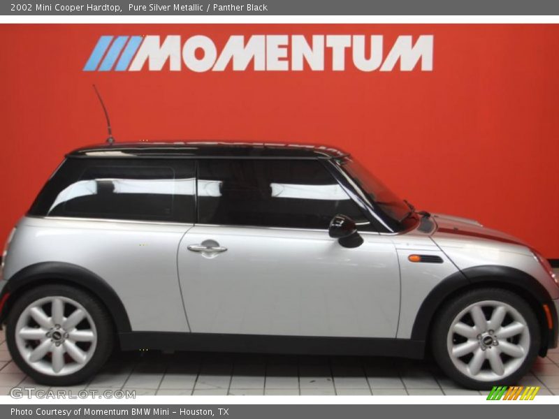 Pure Silver Metallic / Panther Black 2002 Mini Cooper Hardtop